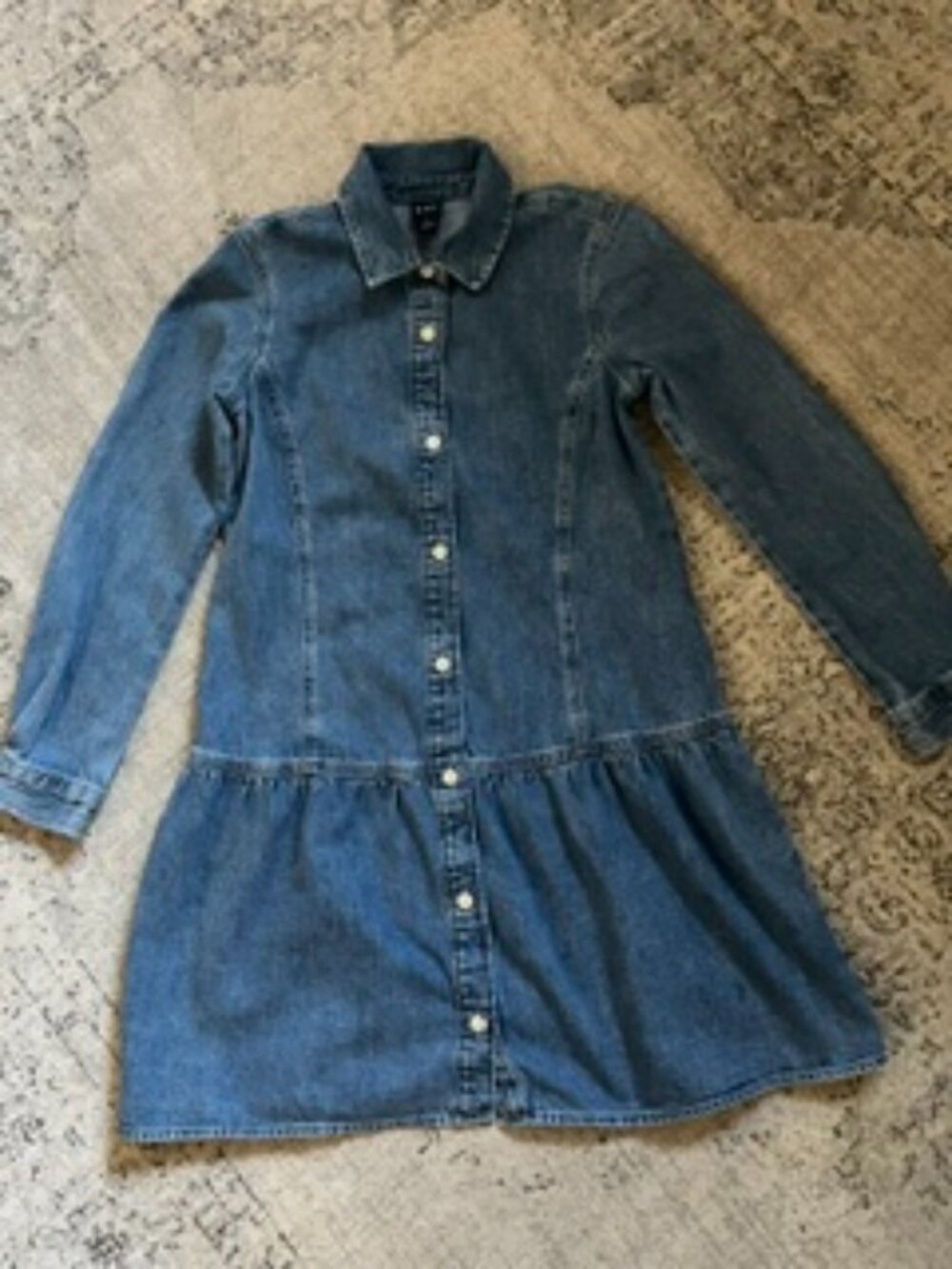 GAP Medium Wash Denim Mini Dress Women's XS